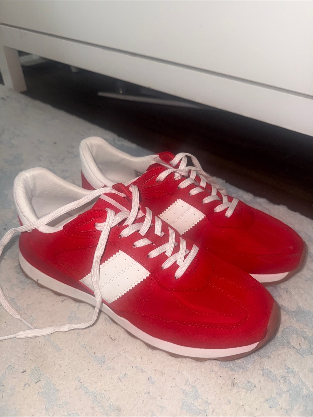 Red Steve Madden Sneakers